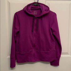 Nike Dri-fit zip up hoodie